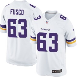 Brandon Fusco Minnesota Vikings Nike Limited White Road Jersey