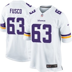 Youth Brandon Fusco Minnesota Vikings Nike Limited White Road Jersey