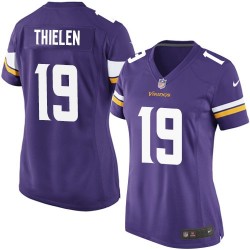 Women's Adam Thielen Minnesota Vikings Nike Game Purple Home Jersey