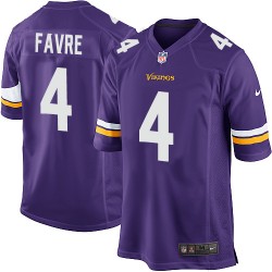 Brett Favre Minnesota Vikings Nike Game Purple Home Jersey