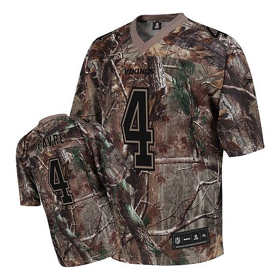 Brett Favre Minnesota Vikings Reebok Premier Camouflage Realtree