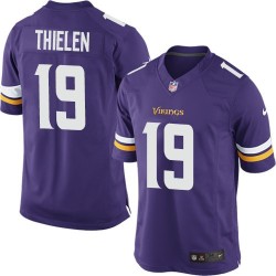 Youth Adam Thielen Minnesota Vikings Nike Limited Purple Home Jersey