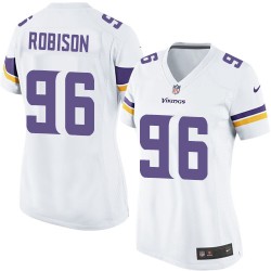 Women's Brian Robison Minnesota Vikings Nike Limited White Road Jersey