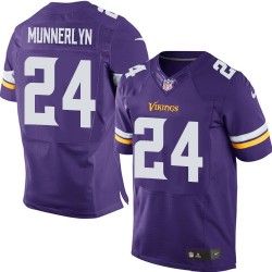 Captain Munnerlyn Minnesota Vikings Nike Elite Purple Home Jersey