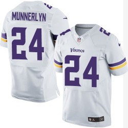 Captain Munnerlyn Minnesota Vikings Nike Elite White Road Jersey
