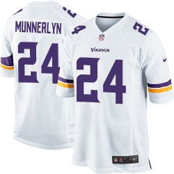 Captain Munnerlyn Minnesota Vikings Nike Game White Road Jersey
