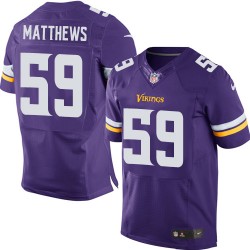 Casey Matthews Minnesota Vikings Nike Elite Purple Home Jersey