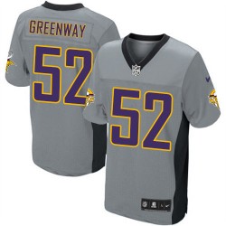 Chad Greenway Minnesota Vikings Nike Elite Grey Shadow Jersey