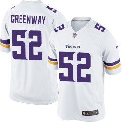 Chad Greenway Minnesota Vikings Nike Limited White Road Jersey