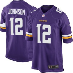 Charles Johnson Minnesota Vikings Nike Game Purple Home Jersey