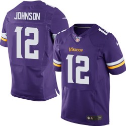 Charles Johnson Minnesota Vikings Nike Elite Purple Home Jersey