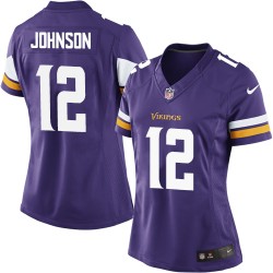 Women's Charles Johnson Minnesota Vikings Nike Limited Purple Home Jersey