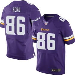 Chase Ford Minnesota Vikings Nike Elite Purple Home Jersey