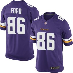 Chase Ford Minnesota Vikings Nike Limited Purple Home Jersey