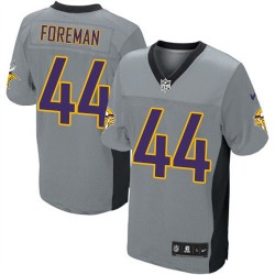 Chuck Foreman Minnesota Vikings Nike Elite Grey Shadow Jersey