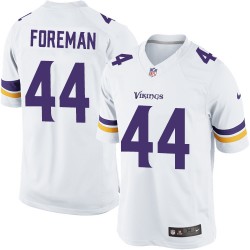 Chuck Foreman Minnesota Vikings Nike Limited White Road Jersey