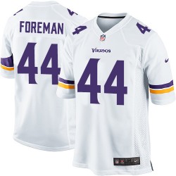 Chuck Foreman Minnesota Vikings Nike Game White Road Jersey