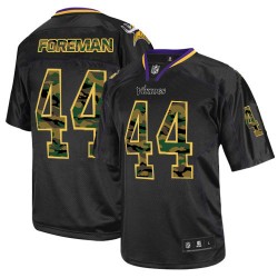 Chuck Foreman Minnesota Vikings Nike Limited Black Camo Fashion Jersey