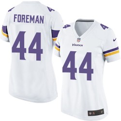 Women's Chuck Foreman Minnesota Vikings Nike Game White Road Jersey