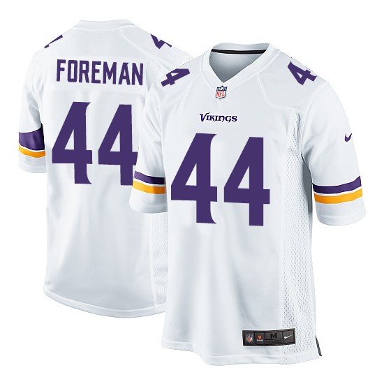 Youth Chuck Foreman Minnesota Vikings Nike Elite White Road Jersey