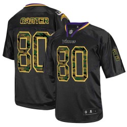 Cris Carter Minnesota Vikings Nike Limited Black Camo Fashion Jersey