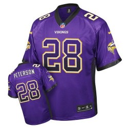 Adrian Peterson Minnesota Vikings Nike Game Purple Drift Fashion Jersey