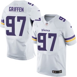 Everson Griffen Minnesota Vikings Nike Elite White Road Jersey