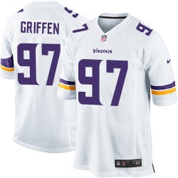 Everson Griffen Minnesota Vikings Nike Game White Road Jersey