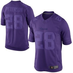 Adrian Peterson Minnesota Vikings Nike Limited Purple Drenched Jersey