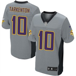 Fran Tarkenton Minnesota Vikings Nike Elite Grey Shadow Jersey