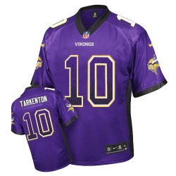 Fran Tarkenton Minnesota Vikings Nike Elite Purple Drift Fashion Jersey