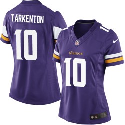Women's Fran Tarkenton Minnesota Vikings Nike Elite Purple Home Jersey