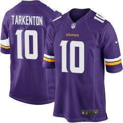 Youth Fran Tarkenton Minnesota Vikings Nike Limited Purple Home Jersey
