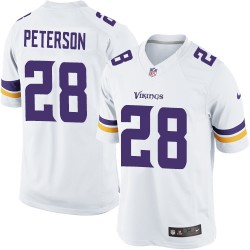 Adrian Peterson Minnesota Vikings Nike Limited White Road Jersey