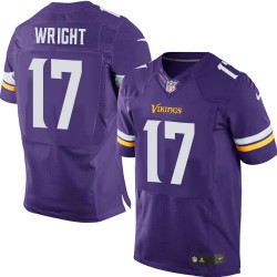 Jarius Wright Minnesota Vikings Nike Elite Purple Home Jersey