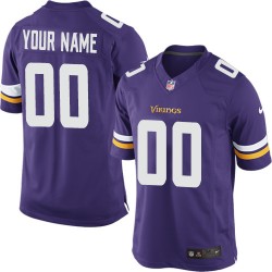 Nike Minnesota Vikings Men's Customized Limited Purple Home Jersey
