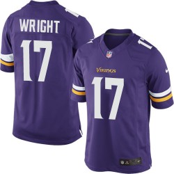 Jarius Wright Minnesota Vikings Nike Limited Purple Home Jersey