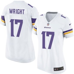 Women's Jarius Wright Minnesota Vikings Nike Limited White Road Jersey