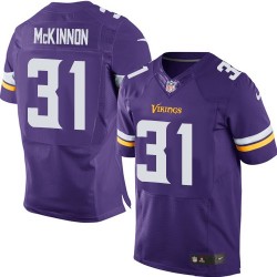 Jerick McKinnon Minnesota Vikings Nike Elite Purple Home Jersey