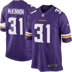 Jerick McKinnon Minnesota Vikings Nike Game Purple Home Jersey