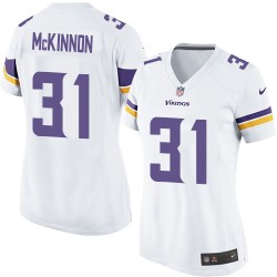 Women's Jerick McKinnon Minnesota Vikings Nike Limited White Road Jersey