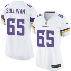 Women's John Sullivan Minnesota Vikings Nike Limited White Road Jersey