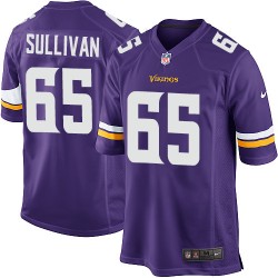 Youth John Sullivan Minnesota Vikings Nike Limited Purple Home Jersey