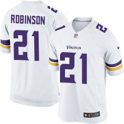 Josh Robinson Minnesota Vikings Nike Limited White Road Jersey