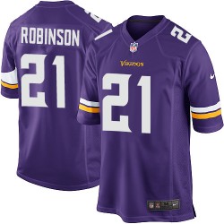 Josh Robinson Minnesota Vikings Nike Game Purple Home Jersey