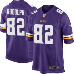 Kyle Rudolph Minnesota Vikings Nike Game Purple Home Jersey