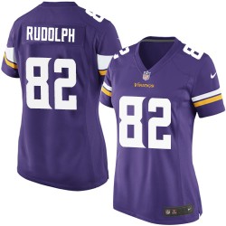 Women's Kyle Rudolph Minnesota Vikings Nike Game Purple Home Jersey