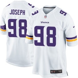 Linval Joseph Minnesota Vikings Nike Game White Road Jersey