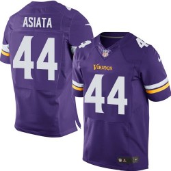 Matt Asiata Minnesota Vikings Nike Elite Purple Home Jersey