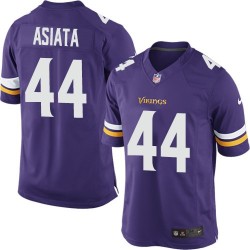 Youth Matt Asiata Minnesota Vikings Nike Limited Purple Home Jersey